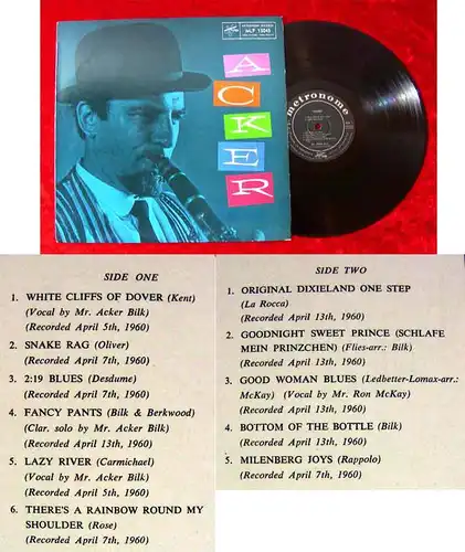 LP Mr. Acker Bilk: Acker & Paramount Jazz Band