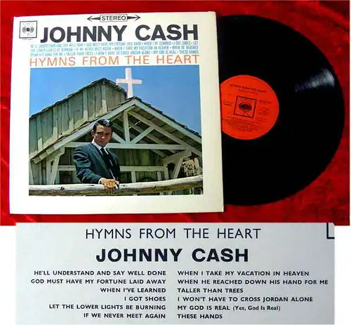 LP Johnny Cash: Hymns from the Heart