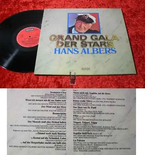 LP Hans Albers: Grand Gala der Stars