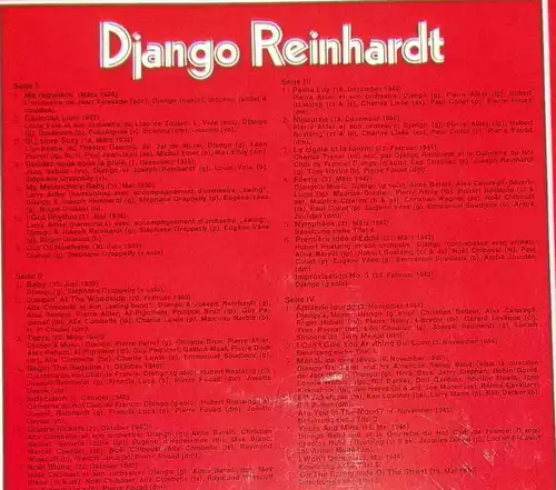 2LP Django Reinhardt: Edition 2000 (Columbia C 233/34) D