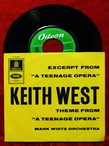 Single Keith West: Excerpt From §A Teenage Opera" (Odeon O 23 597) D