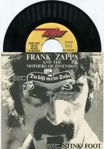 Single Frank Zappa & Mothers Of Invention: Du bist mein Sofa (Discreet) PR Facts