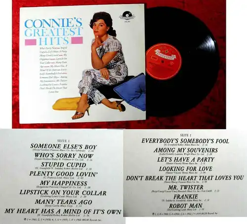 LP Connie Francis: Connie´s Greatest Hits (Polydor 831 994-1) D 1988