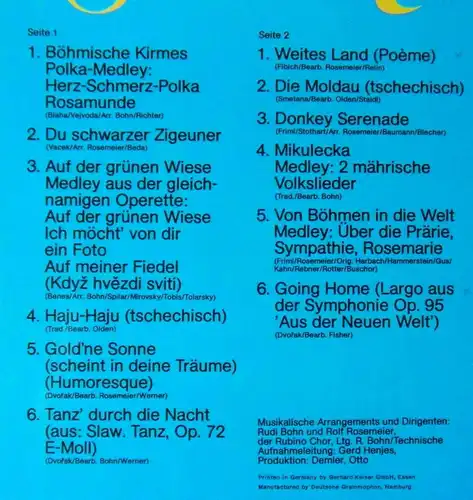 LP Karel Gott: Grüsse von der Moldau (Polydor 92 979) Clubsonderauflage
