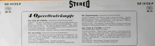 LP 4 Operettentrümpfe (Telefunken Stereo SLE 14 122-P) D