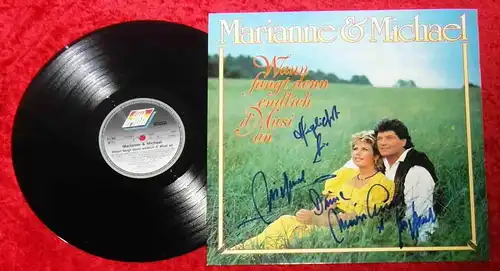 LP Marianne & Michael: Wann fängt denn endlich d´Musi an (Signiert) D 1991