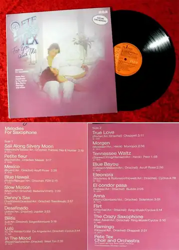 LP Pete Tex: For You and Me (RCA PL 28418) D 1981