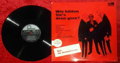 LP Fred Warden: Wie hätten Sie´s denn gern? - Nur für Erwachsene - Signiert 1965