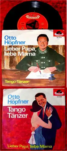 Single Otto Höpfner: Lieber Papa, liebe Mama (Polydor 52 200) D 1963