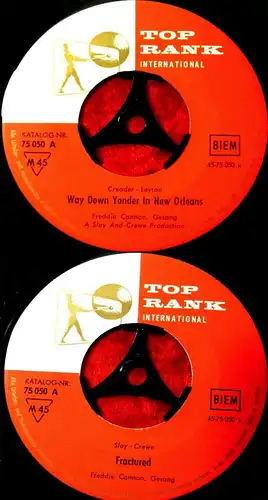 Single Freddie Cannon: Way Down Yonder in New Orleans (Top Rank 75 050) D