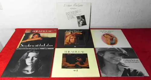 7 Langspielplatten ERIKA PLUHAR  - Vinylsammlung -