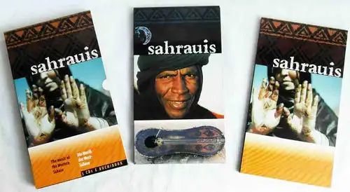 3CD Set Sahrauis - The Music Of Western Sahara - + 124 page Book - 1998