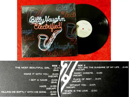 LP Billy Vaughn: Electrified! (Paramount PAS-1033) US