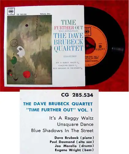 EP Dave BrubeckQuartet: Time Further Out Vol. 1