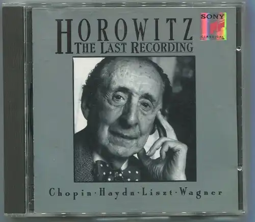 CD Vladimir Horowitz: The Last Recording (Sony) 1990