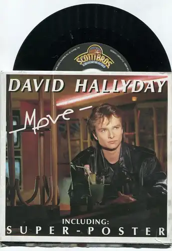 Single David Hallyday: Move (Postercover) (Scotti Bros. INT 1121 331) D 1988