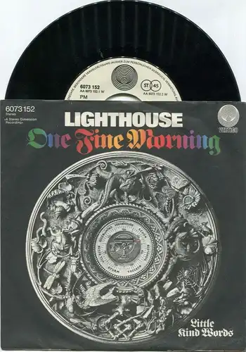 Single Lighthouse: One Fine Morning (Vertigo Swirl Label 6073 152) D