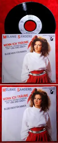 Single Melanie Sanders: Wenn ich träume ("Jim and Andy") (Hansa 104 470-100) D82