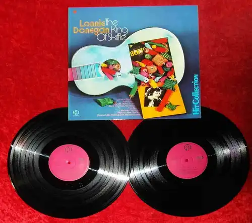 2LP Lonnie Donegan: The King Of Skiffle - Hit Colelction  (Pye 85 907 XTB) D 