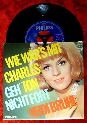 Single Heidi Brühl: Wie wär´s mit Charleston? (Philips 345 602 PF) D