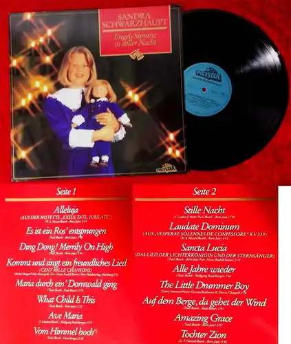 LP Sandra Schwarzhaupt: Engels Stimme in stiller Nacht (Polystar 841 513-1) D 89