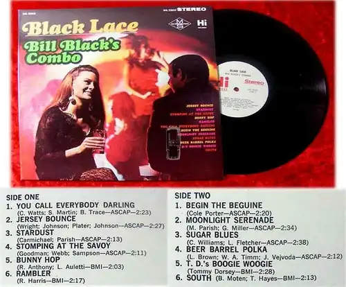 LP Bill Black´s Combo Black Lace