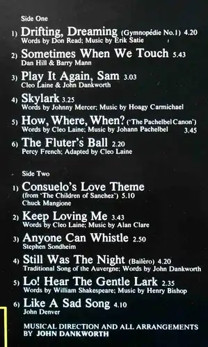 LP Cleo Laine & James Galway: Sometimes When We Touch (RCA RL 25 296) UK 