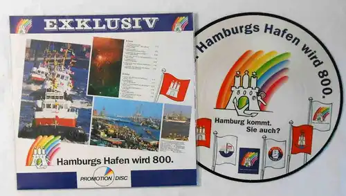 LP Picture Disc Hamburgs Hafen wird 800 - 1989 - mit Freddy Quinn Heidi Kabel...