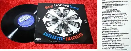 LP Boy Gobert: liest Amsantes & Amouröses (1962)