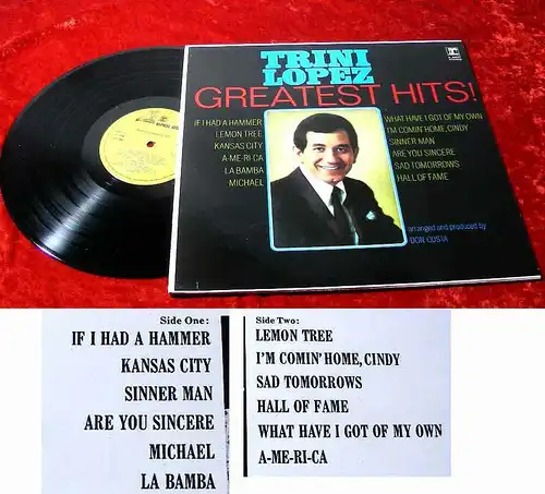 LP Trini Lopez: Greatest Hits! (Reprise)