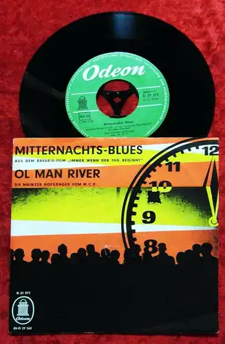 Single Mainzer Hofsänger: Mitternachts Blues / Ol Man River (Odeon O 21 372) D