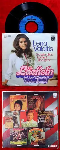 Single Lena Valaitis: Lächeln ist der Weisheit letzter Schluß (Philips 6003 265)