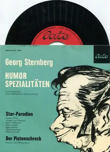 EP Georg Sternberg: Humor Spezialitäten (Date 1063) Signiert