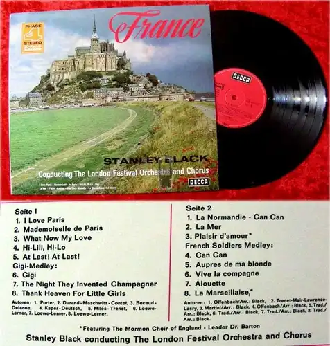 LP Stanley Black: France (Decca Phase 4)