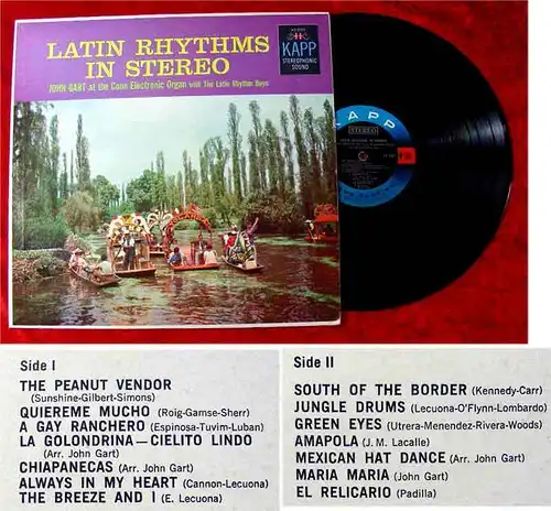 LP John Gart at Conn Electronic Organ & Latin Rhythm...
