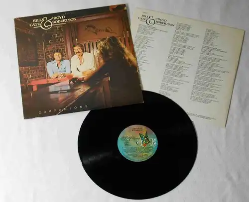 LP Bill Cate & Boyd Robertson: Companions (Elektra 600041) US 1978