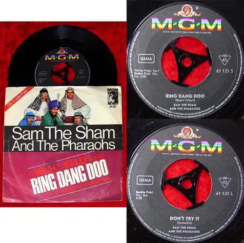 Single Sam The Sham & The Pharaohs: Ring Dang Doo (MGM 61 121) D 1965