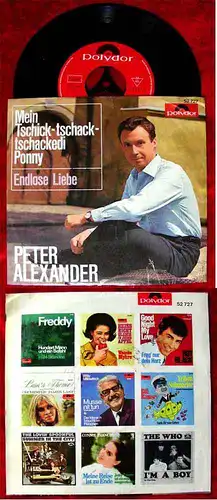 Single Peter Alexander: Mein Tschick-tschack-tschackedi Ponny (Polydor 52 727) D