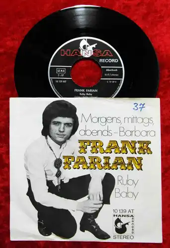 Single Frank Farian: Morgens Mittags Abends - Barbara (Hansa 10 139 AT) D