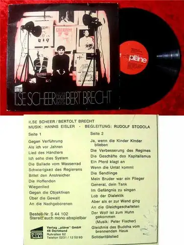 LP Ilse Scheer singt Brecht