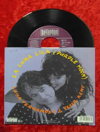 Single Luisa Fernandez & Peter Kent: La Luna Lila (Bellaphon 100-31-058) D 1990