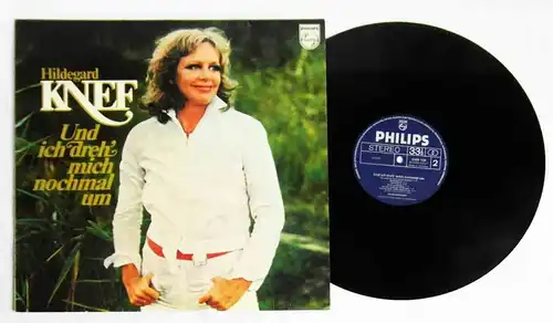 LP Hildegard Knef: Und ich dreh mich nochmal um (Philips 6305 159) D 