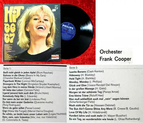 LP Frank Cooper: Hit ´66/´67 (Philips 843 925 PY) D 1966