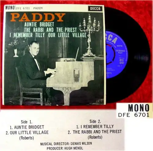 EP Paddy Roberts: Paddy (1962)