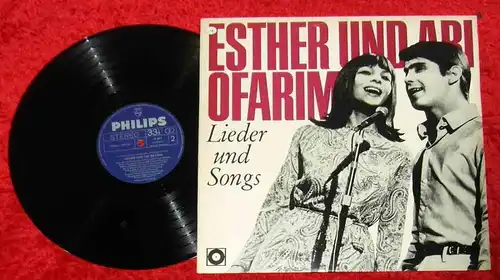 LP Esther & Abi Ofarim: Lieder und Songs (Philips H 813) Dt. Schallplattenclub