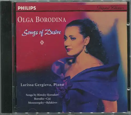 CD Olga Borodin: Songs Of Desire  (Philips) 1995