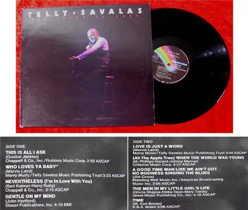 LP Telly Savalas: Who Loves Ya Baby (MCA) (1976) D
