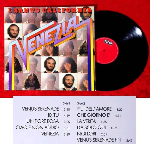 LP I Santo California: Venezia (Decca 623806 AO) D 1979