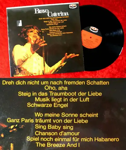 LP Caterina Valente: Bravo Caterina (Karussell 635 228) D