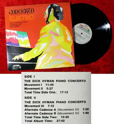 LP Dick Hyman: Concerto Electro (Command 951-S) US